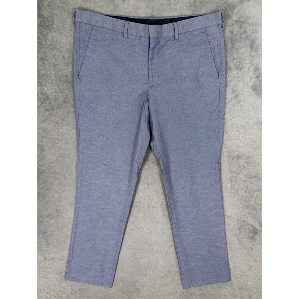 Express Dress Pants Mens 34x30‎ Blue Innovator Straight Regular Fit Casual Chino